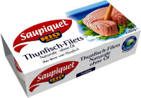 Saupiquet Thunfisch-Filets Naturale - ohne Öl 2x80 g (2x56 g) Dosen